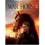 DVD cover of War Horse shows the male main character and his horse