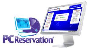 Image has the PC Reservation logo and the image of a computer monitor.