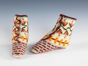 Crocheted Baby Bootees from the 1870s