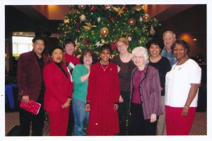 Library and Media Services staff, mid-2000s.