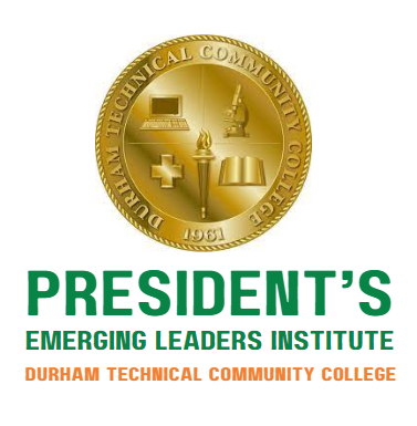 President's Emerging Leadership Institute, Durham Technical Community College with the Durham Tech gold seal
