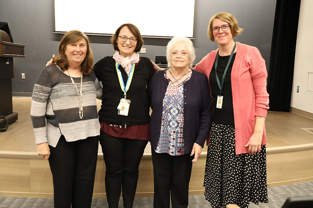 group shot with diane bloom vicki lewis 
