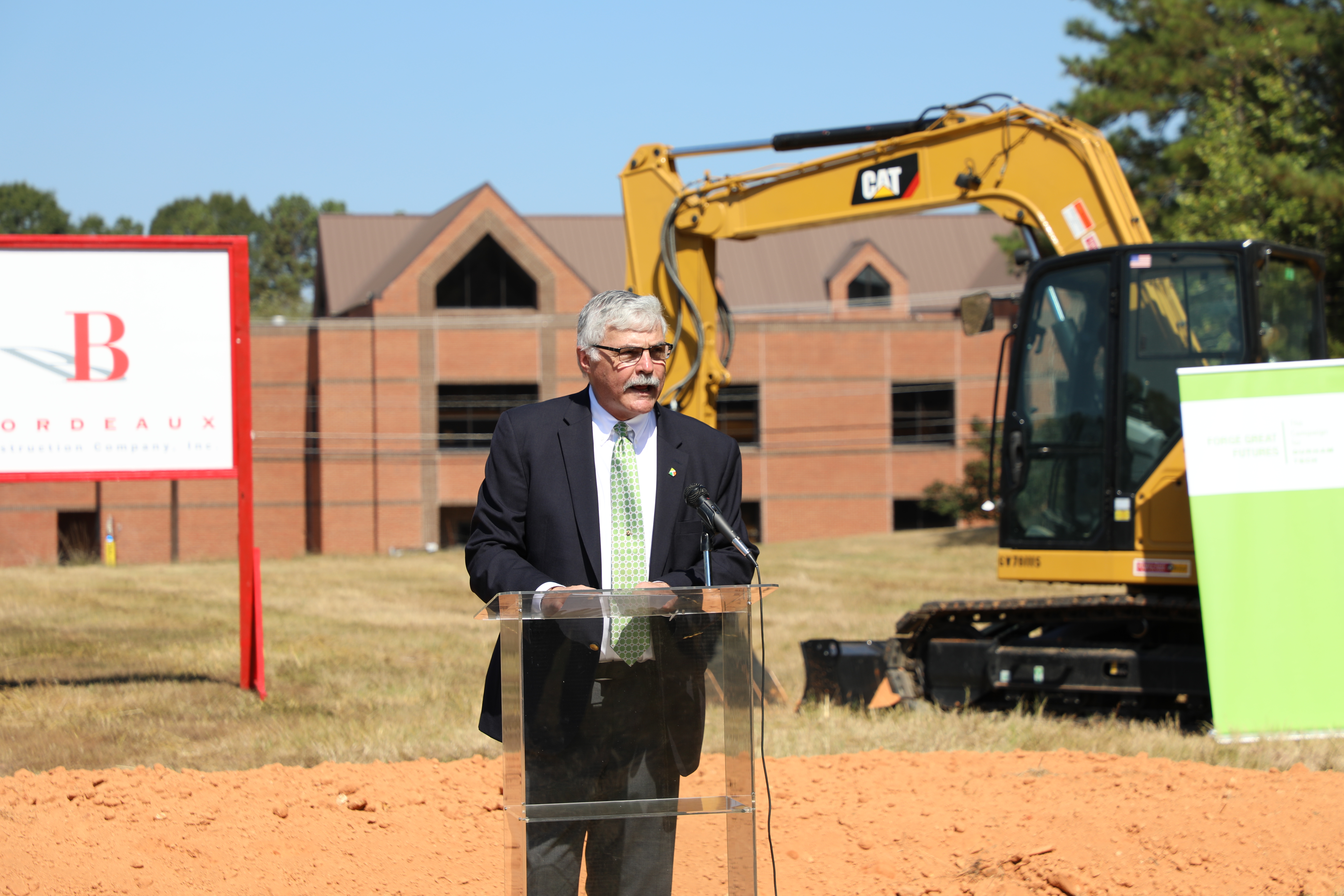 durham tech president speaks at applied tech groundbreaking 