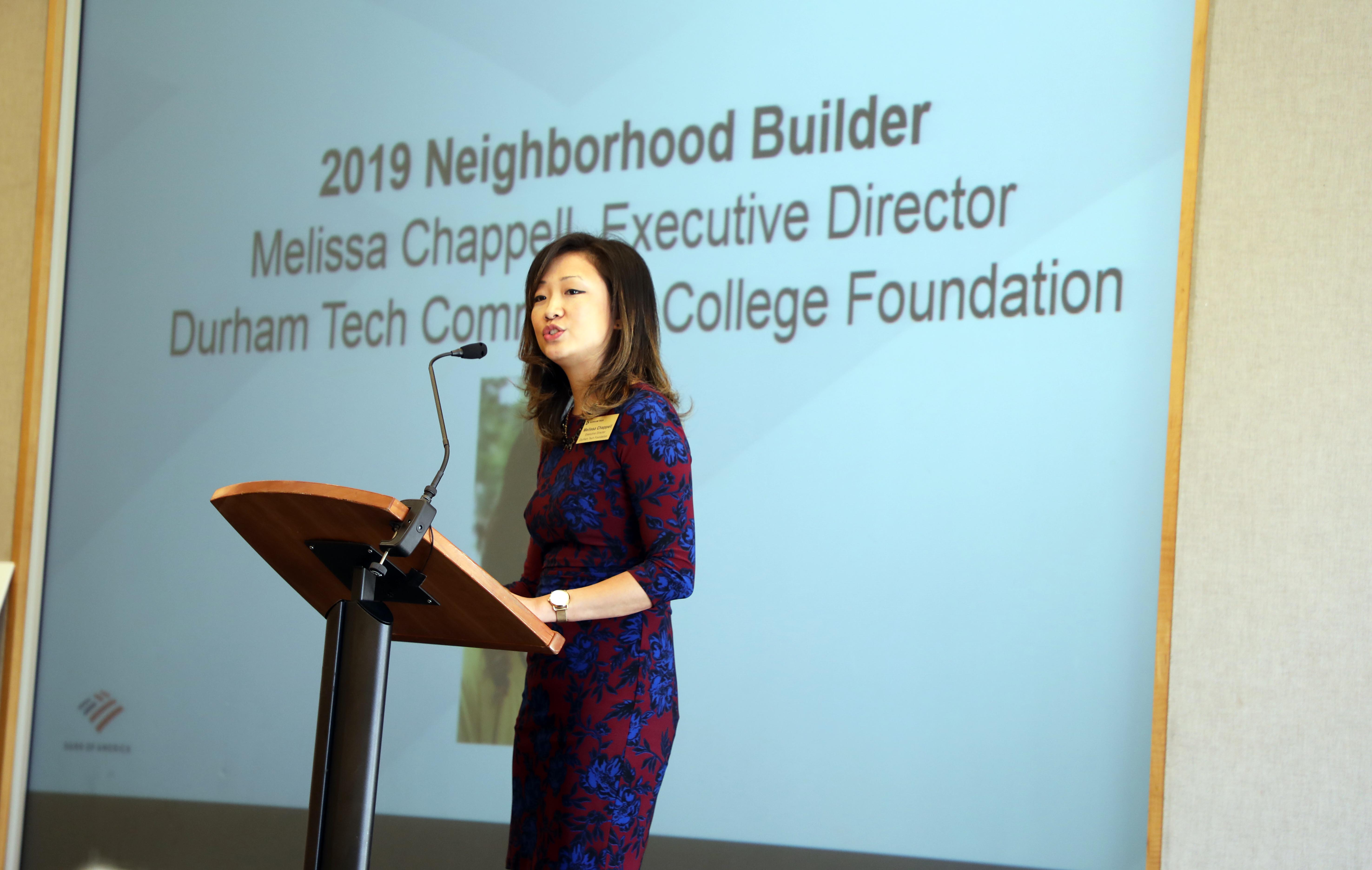 melissa chappell durham tech foundation neighborhood builders