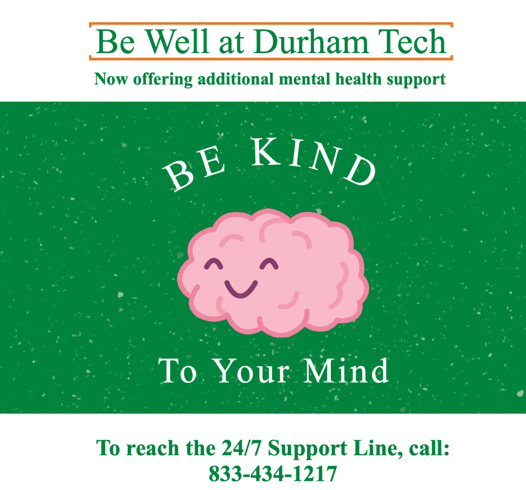 Be Well at Durham Tech
