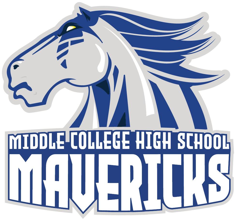 logo with horse that says mavericks at bottom