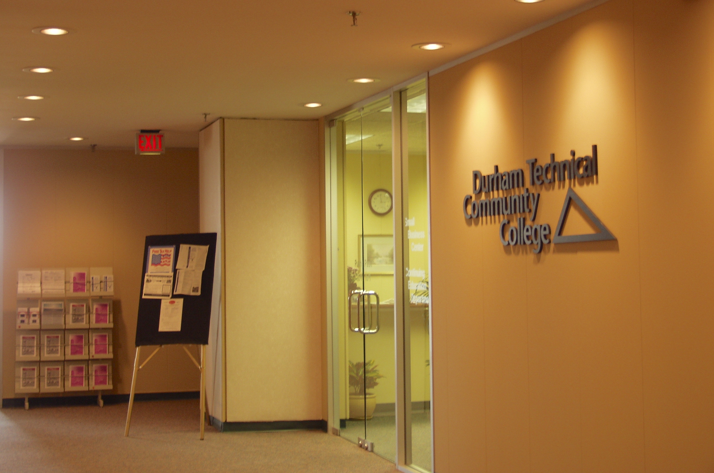 lobby of old small business center