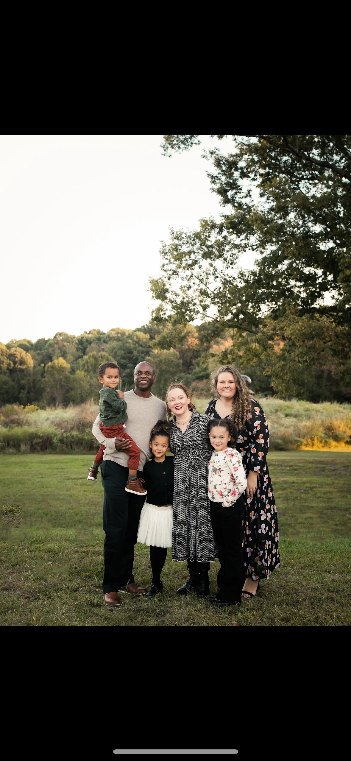 Egelund and her Durham family