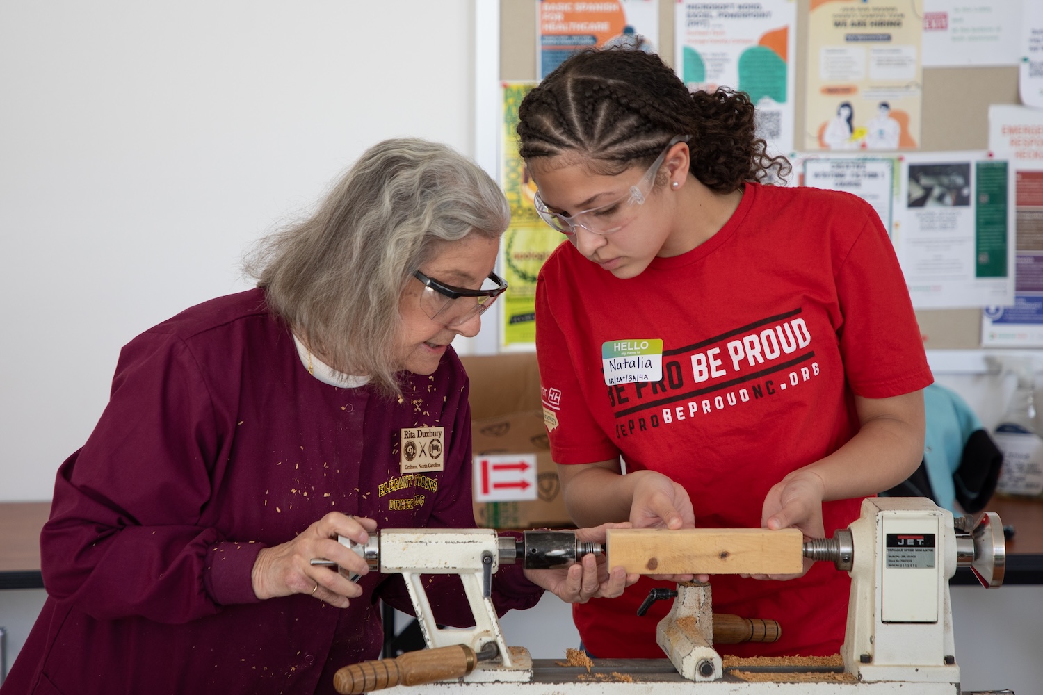Woodworking class