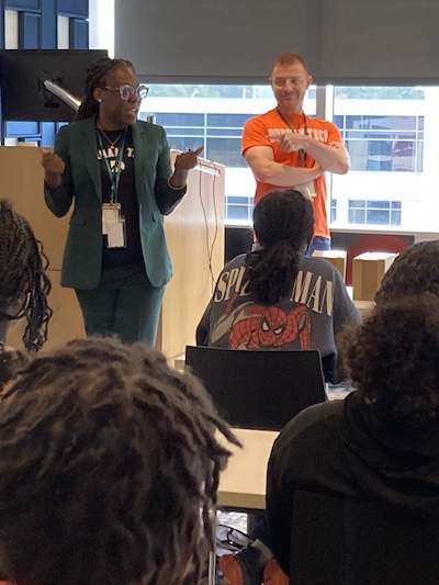 Durham Tech recently took part for the first time in the EMERGE Youth Conference, a premier STEAM event designed to accelerate and empower emerging middle school students in the greater Raleigh-Durham area. 