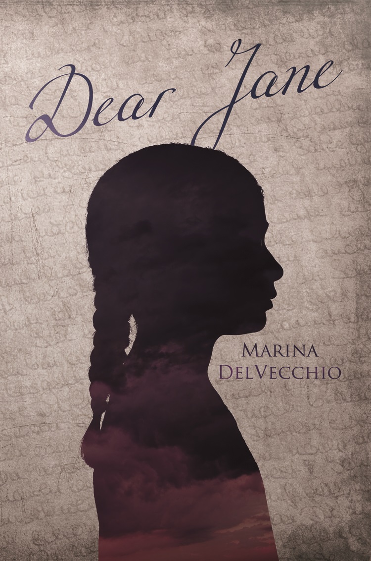 book cover, silhouette of little girl's face