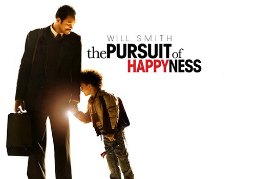 Will Smith The Pursuit of Happyness with image of a father holding his son's hand
