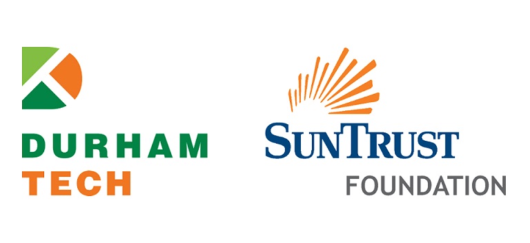 durham tech and suntrust foundation logos side by side