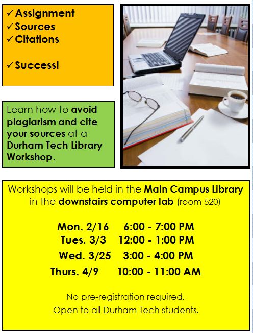 Citation Workshops information