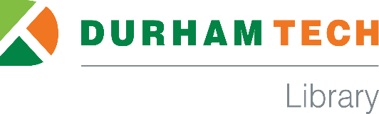 Durham Tech Library Logo