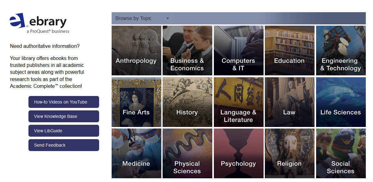 ebrary ebook collection