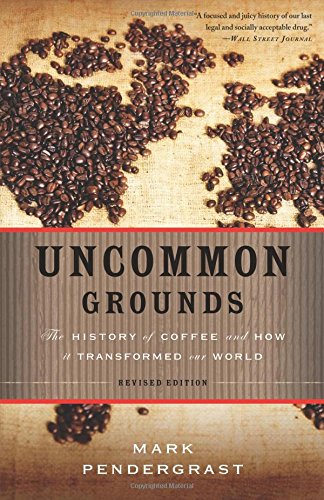 World map in coffee beans.