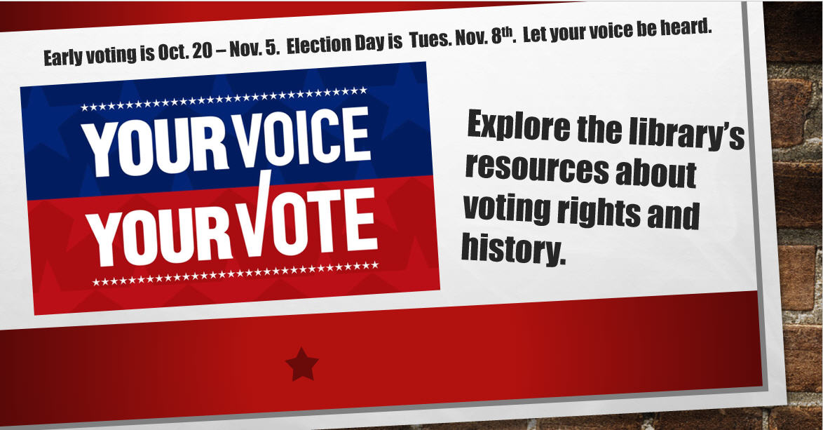 Your voice, your vote 