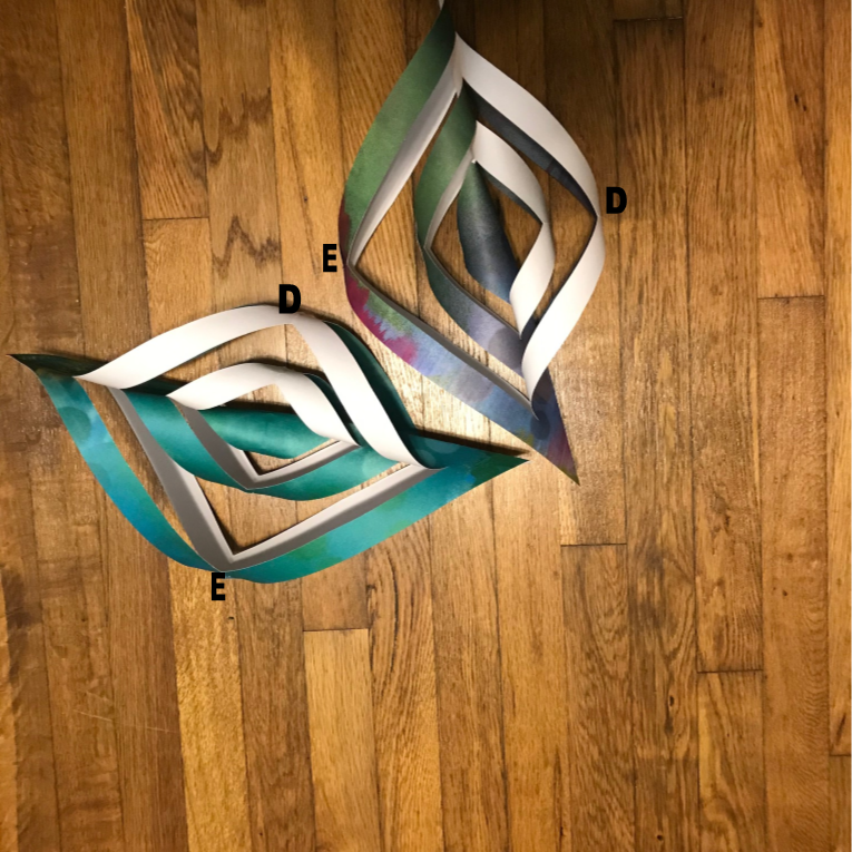 Lay out the star pieces