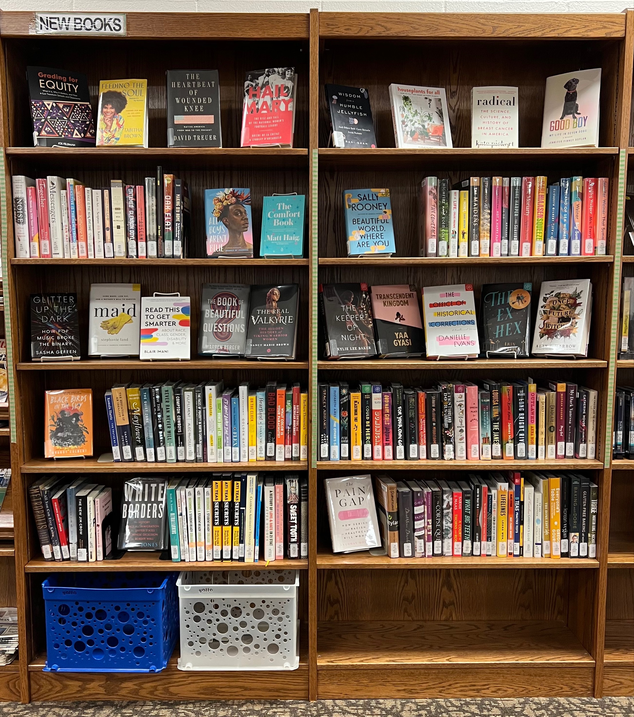 Orange County Campus Library New Books Display, February 2022