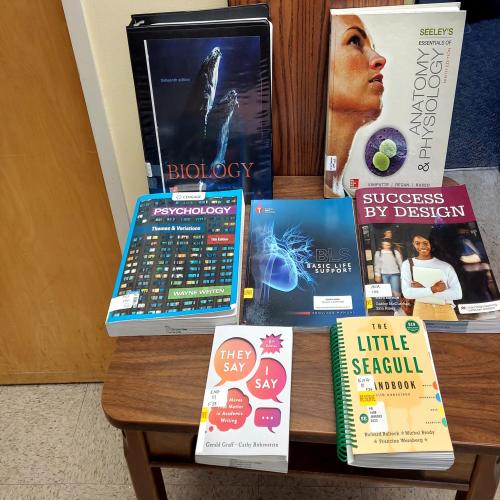 Some books on reserve
