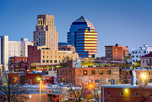 Durham city skyline