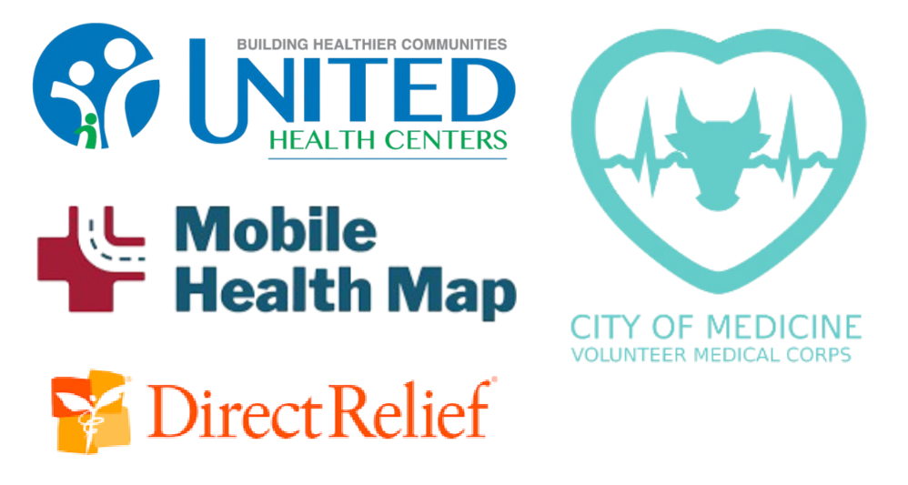United Health Centers, Mobile Health Map, City of Medicine Volunteer Medical Corps