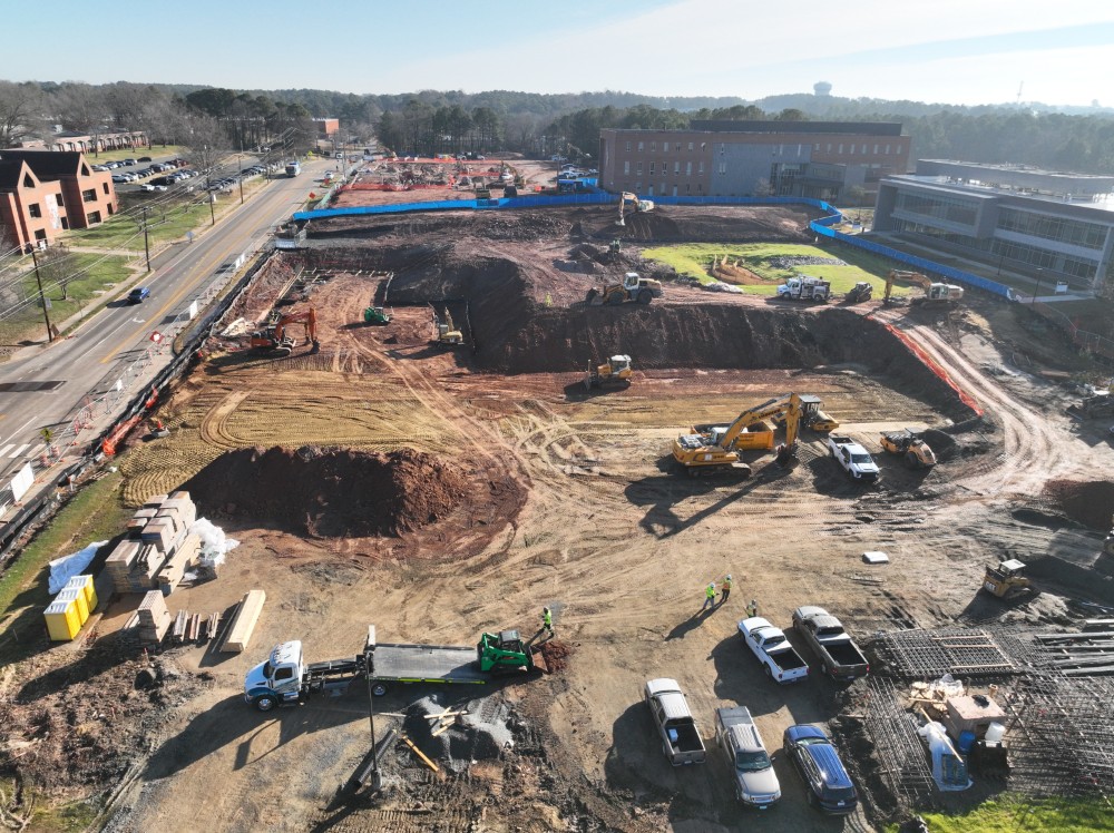 Construction Site for Health Sciences Building