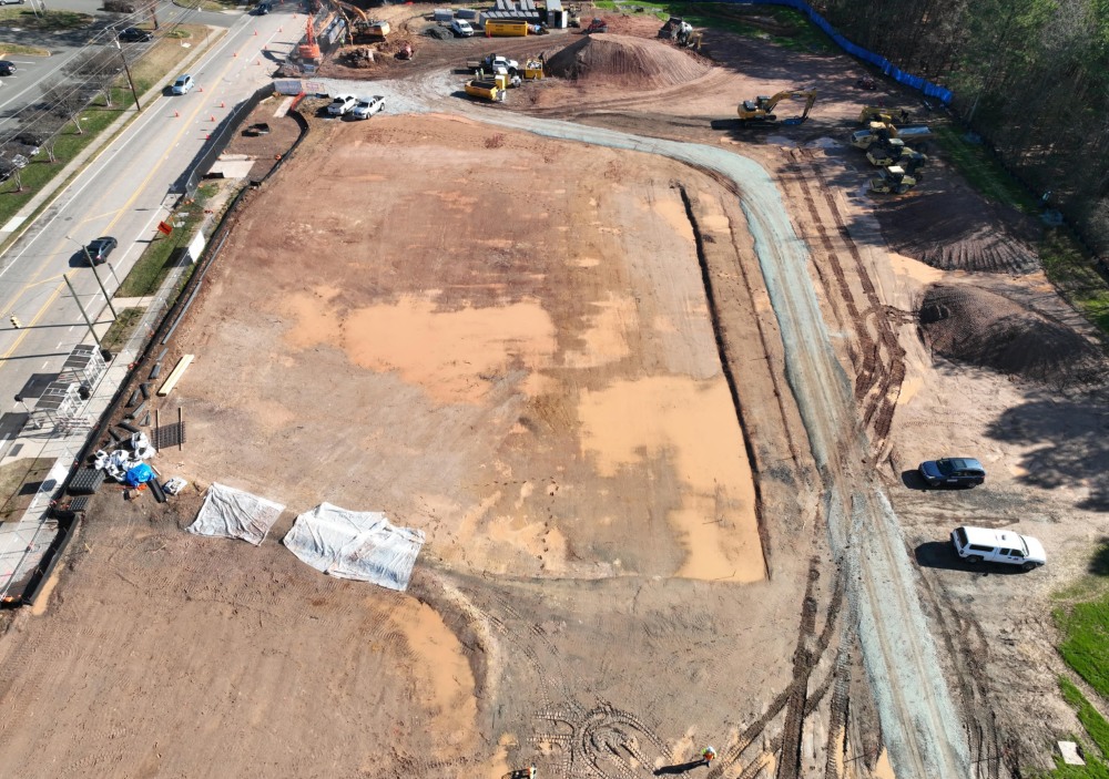 Construction Site for Novo Nordisk Life Sciences Center