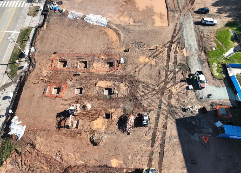 Construction Site for Novo Nordisk Life Sciences Center