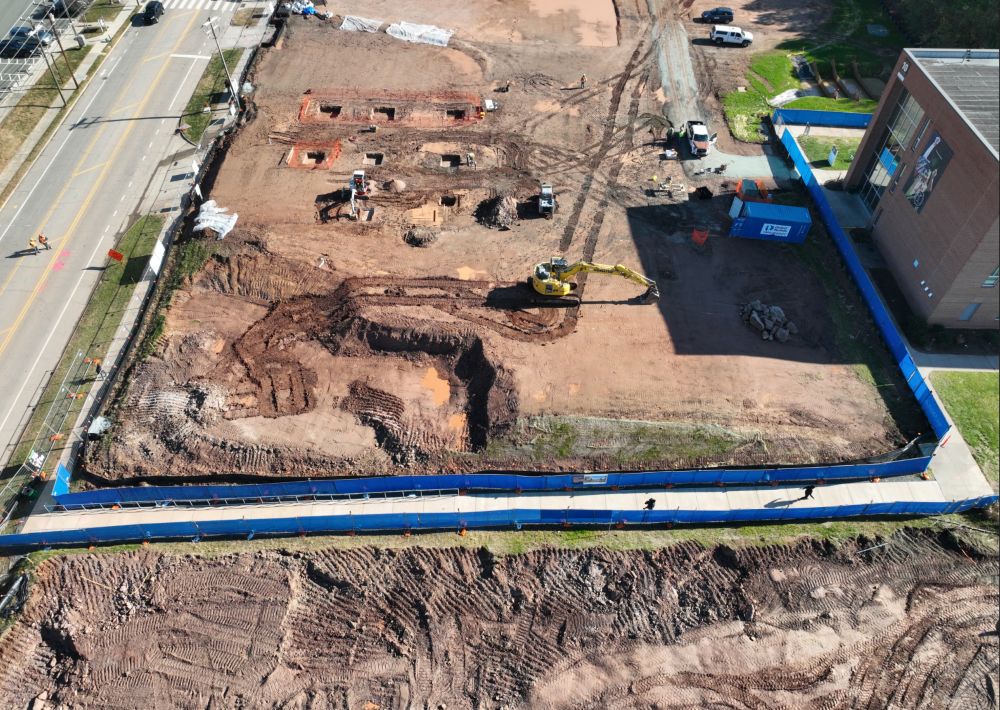 Construction Site for Novo Nordisk Life Sciences Center