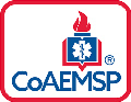CoAEMSP red, white, and blue logo