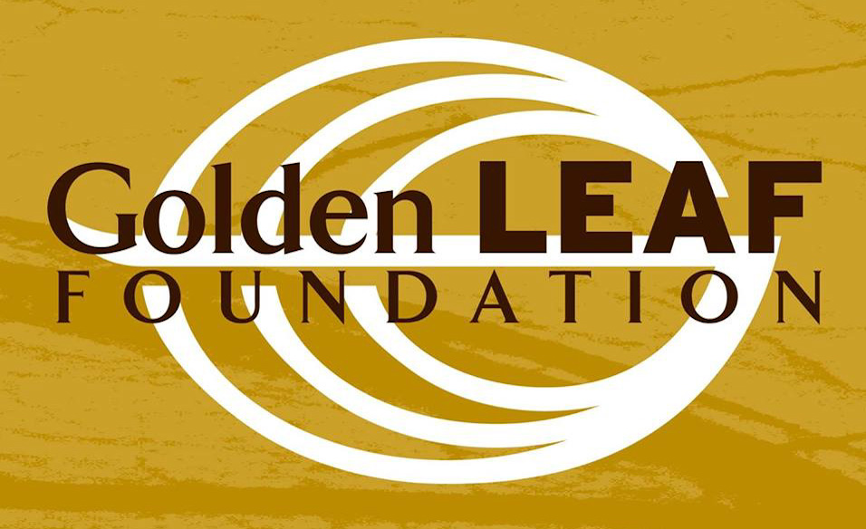 golden leaf logo white and gold