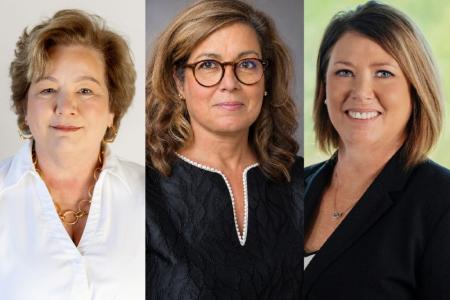 New board members Ellen Shannon, Diane Evia-Lanevi, and Amy Taylor