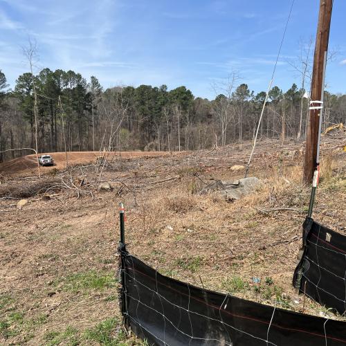 Site of future affordable housing complex