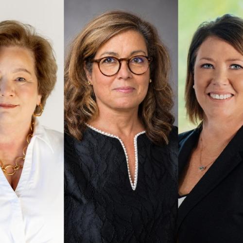 New board members Ellen Shannon, Diane Evia-Lanevi, and Amy Taylor