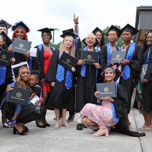 Students at Commencement