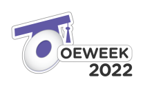 Open Education Week 2022 logo, with O wearing graduation cap