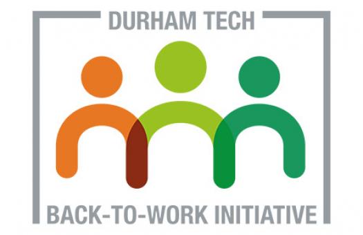 Durham Tech Back-to-Work Initiative logo