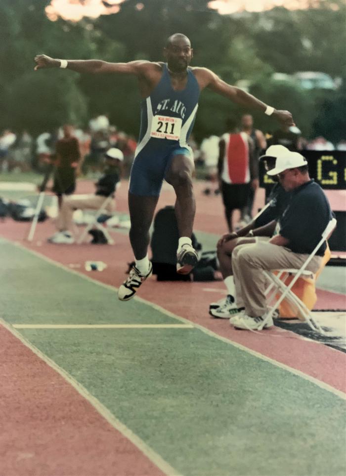 gooden doing long jump 